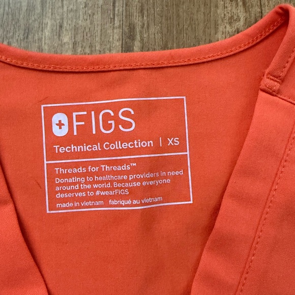 Figs scrubs Sunset orange XS/XXSP - Picture 2 of 5